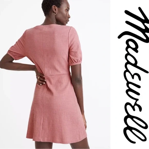 Madewell Texture and Thread wrap dress small - Picture 2 of 10